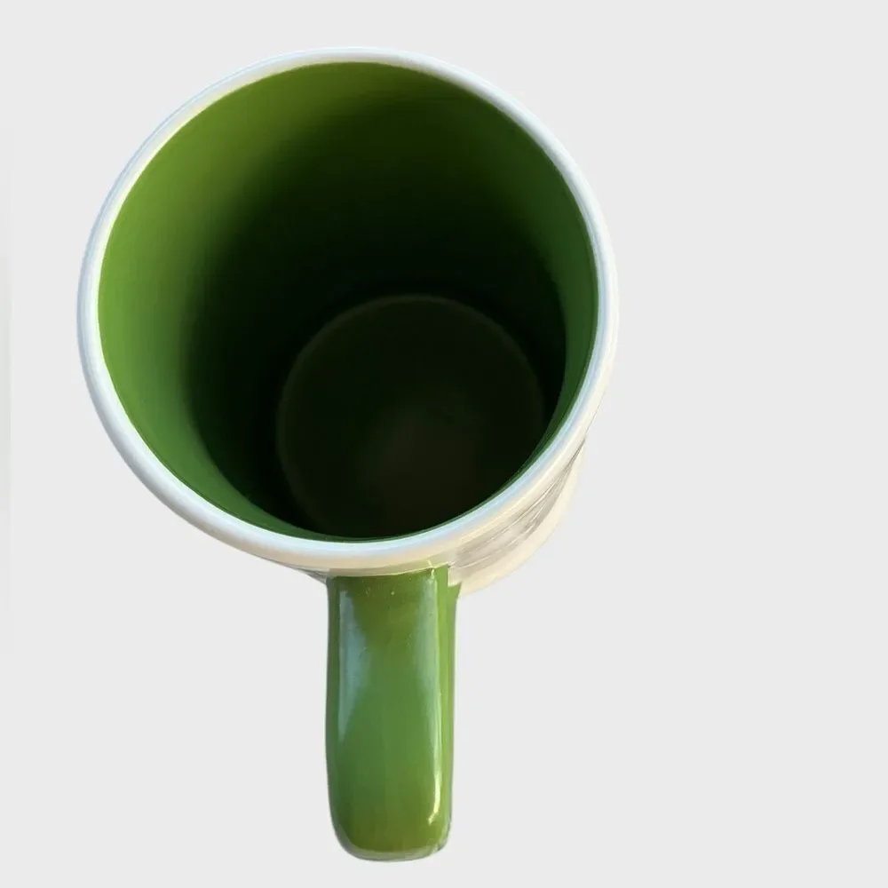 Rae Dunn LUCK OF THE IRISH Large Coffee Cup Mug NEW